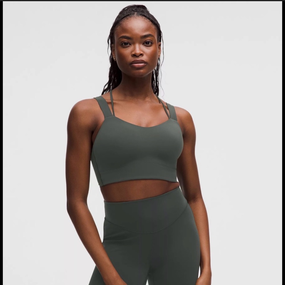 Like a Cloud Longline Bra - Dark Green